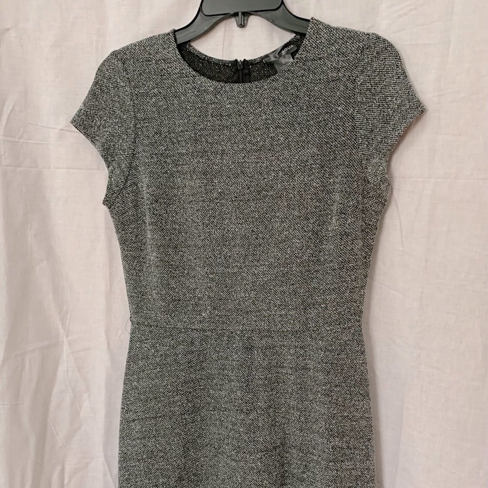 Black speckled dress